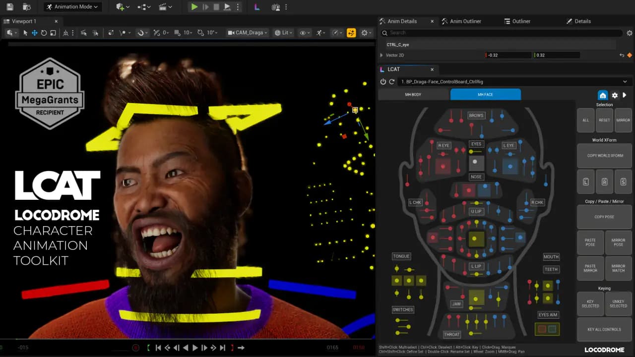 Locodrome Character Animation Tool (LCAT)