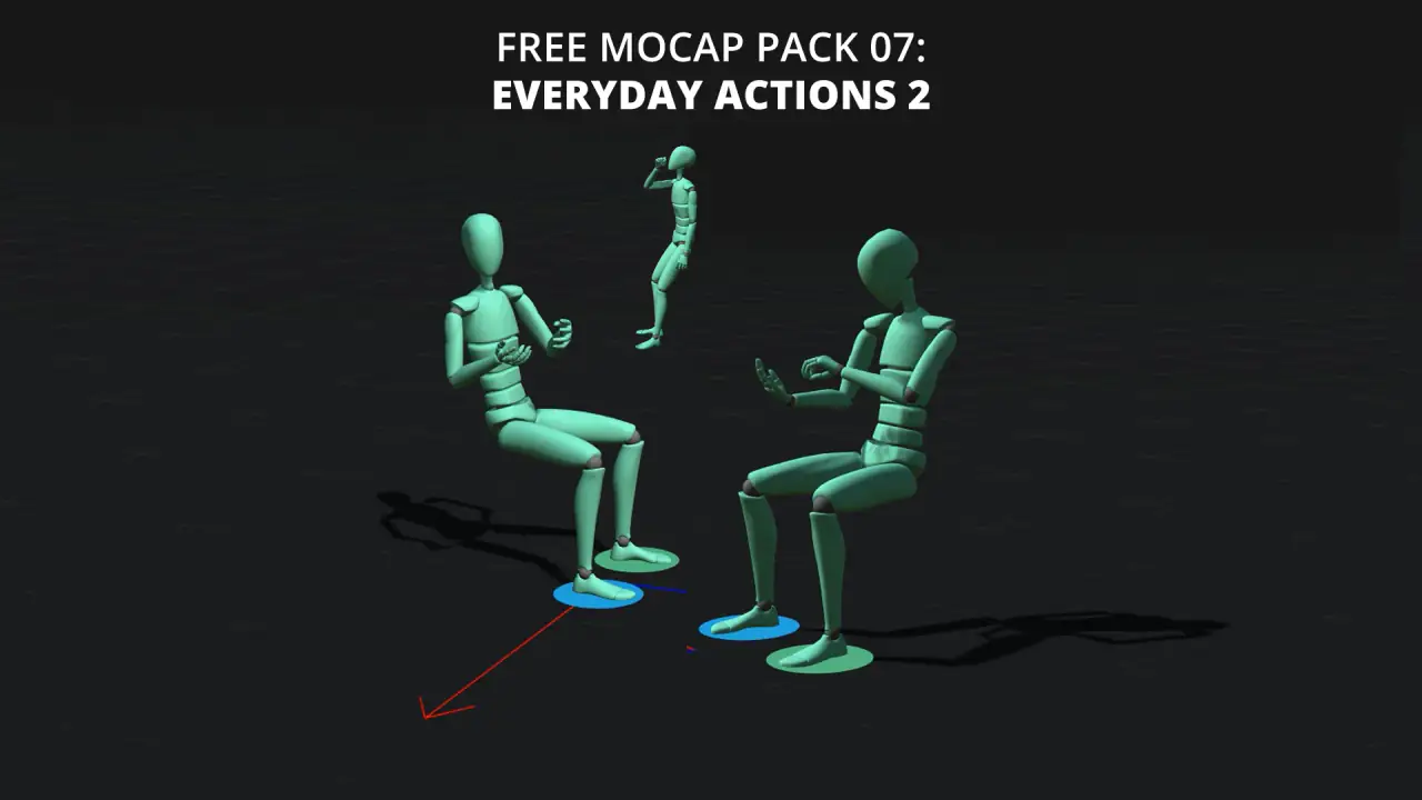 Ücretsiz mocap paketi 07: Everyday Actions 2
