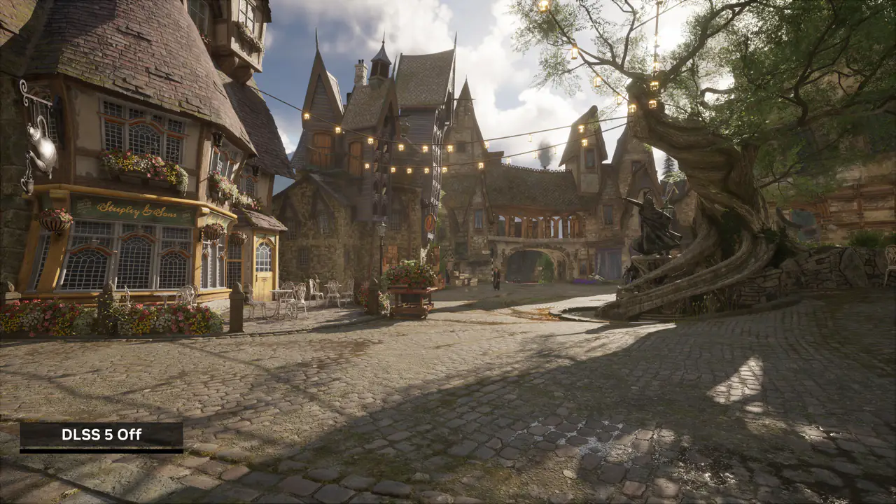 Hogwarts Legacy, DLSS 5 kapalı