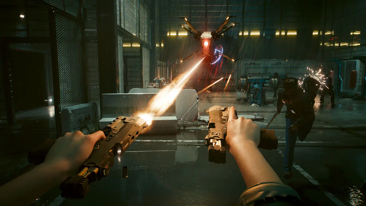 Cyberpunk 2077 Edgerunners 2 güncellemesinden ekran görüntüsü