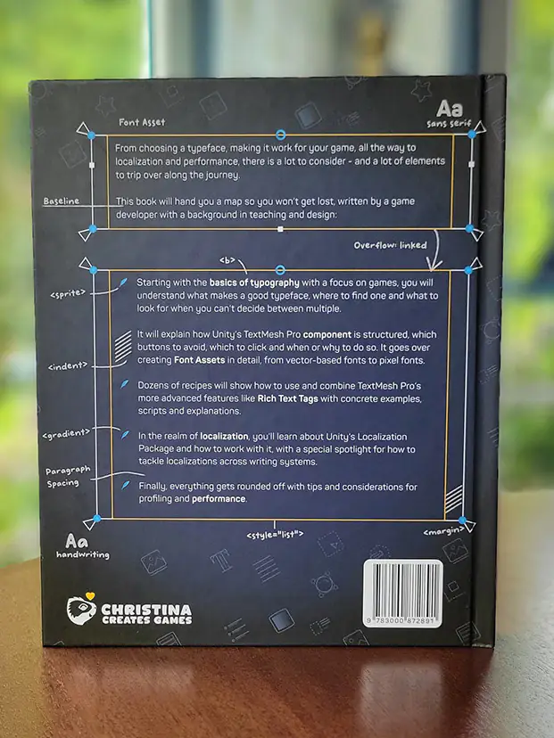 The Ultimate Handbook for Unity's Text Mesh Pro, basılı sürüm ürün görseli (3)