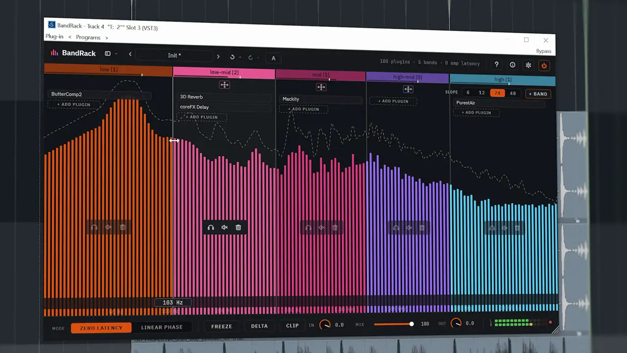 Boris FX Samplitude 2026.5: BandRack eklentisi